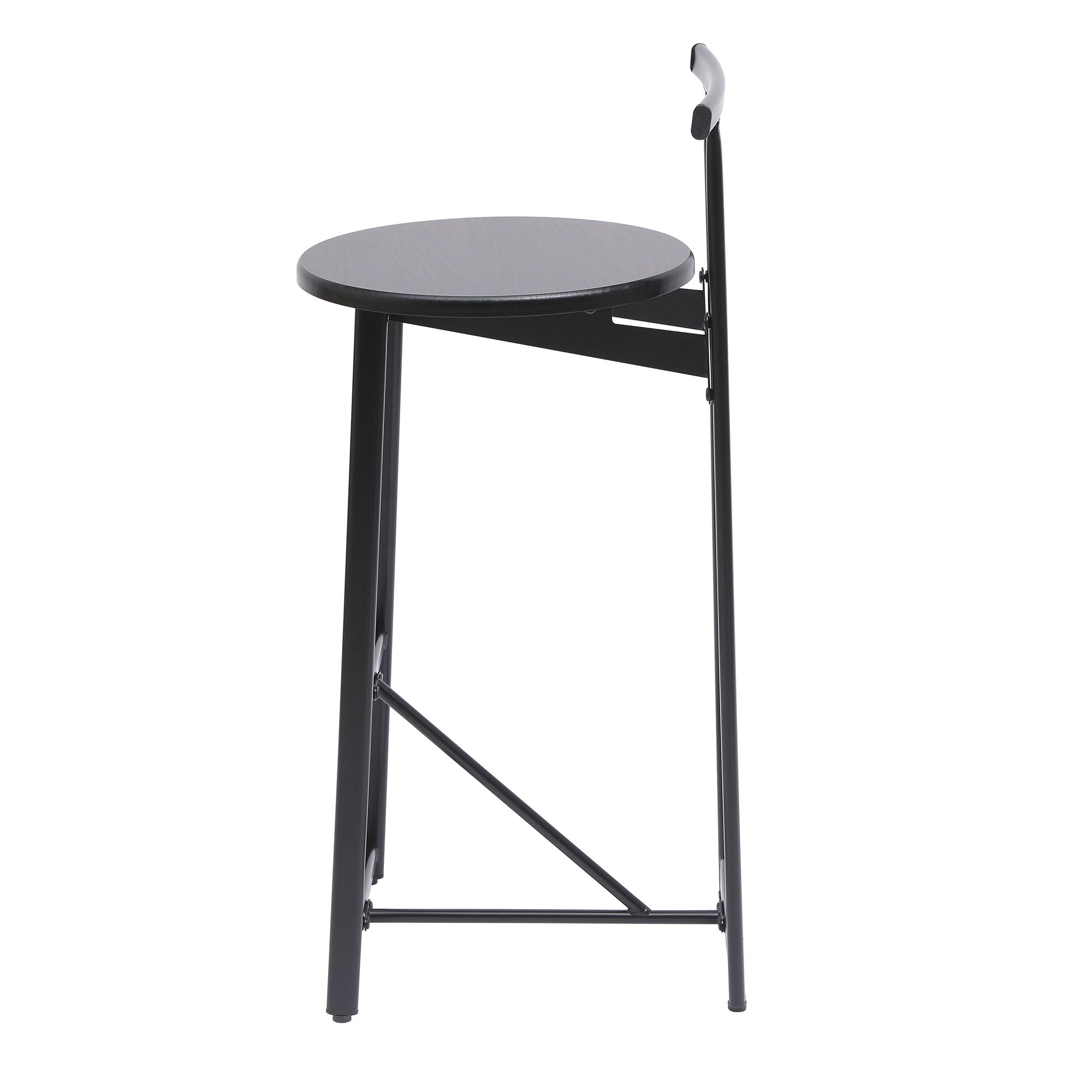 Modern Bar Stools With Backrest For Kitchen (Set of 3) by HouseOfZazla