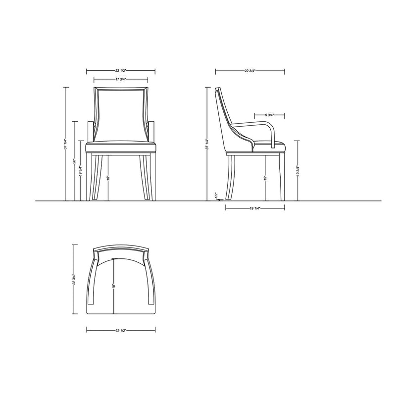 Grand - Armchair - Light Gray by HouseOfZazla