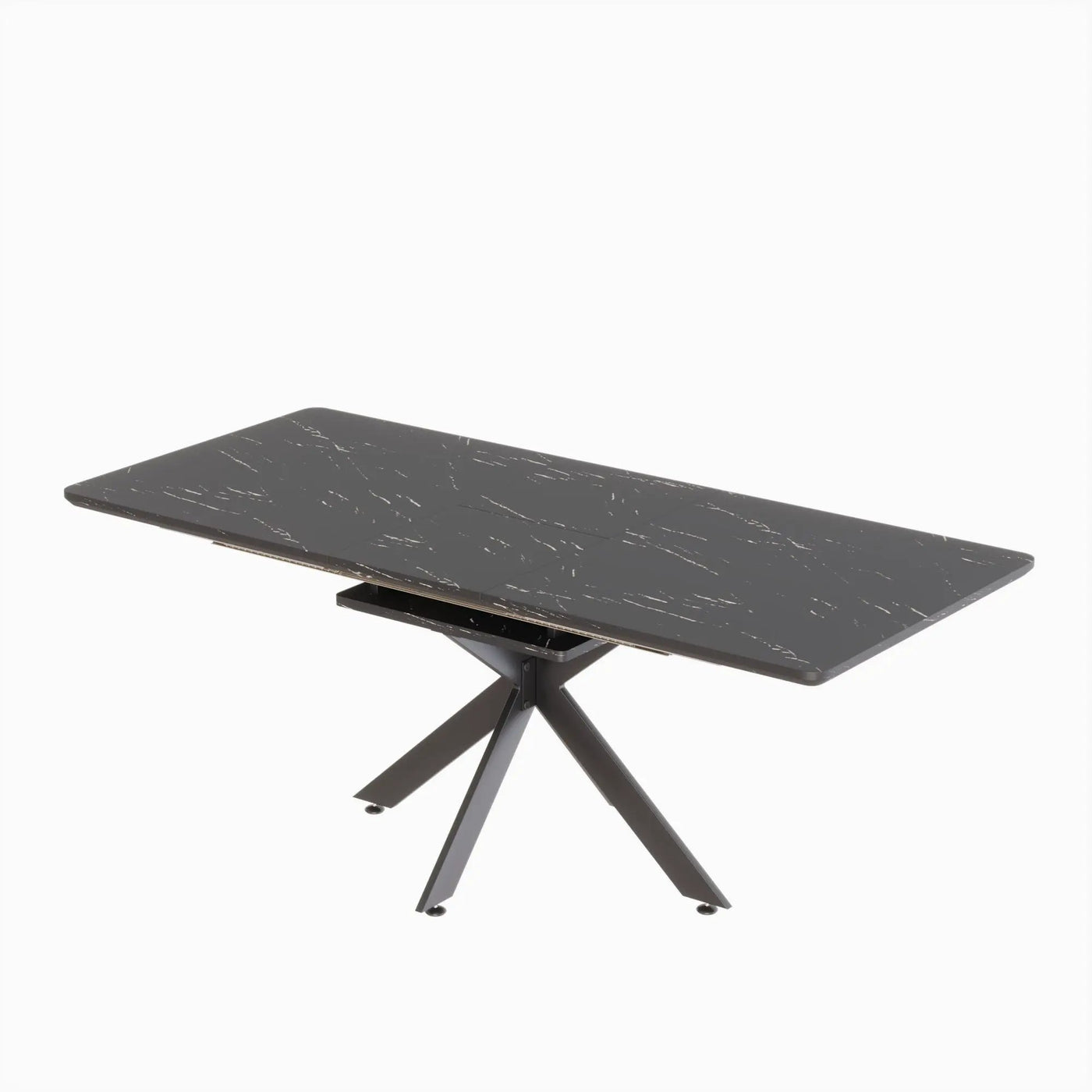 Modern Mid-Century Dining Table Set With Extendable Design by HouseOfZazla