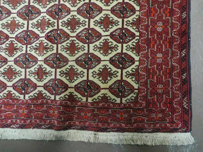 4' X 6' Handmade Finely Knotted Pakistan Turkoman Bokhara Wool Rug Nice by Jewel Rugs