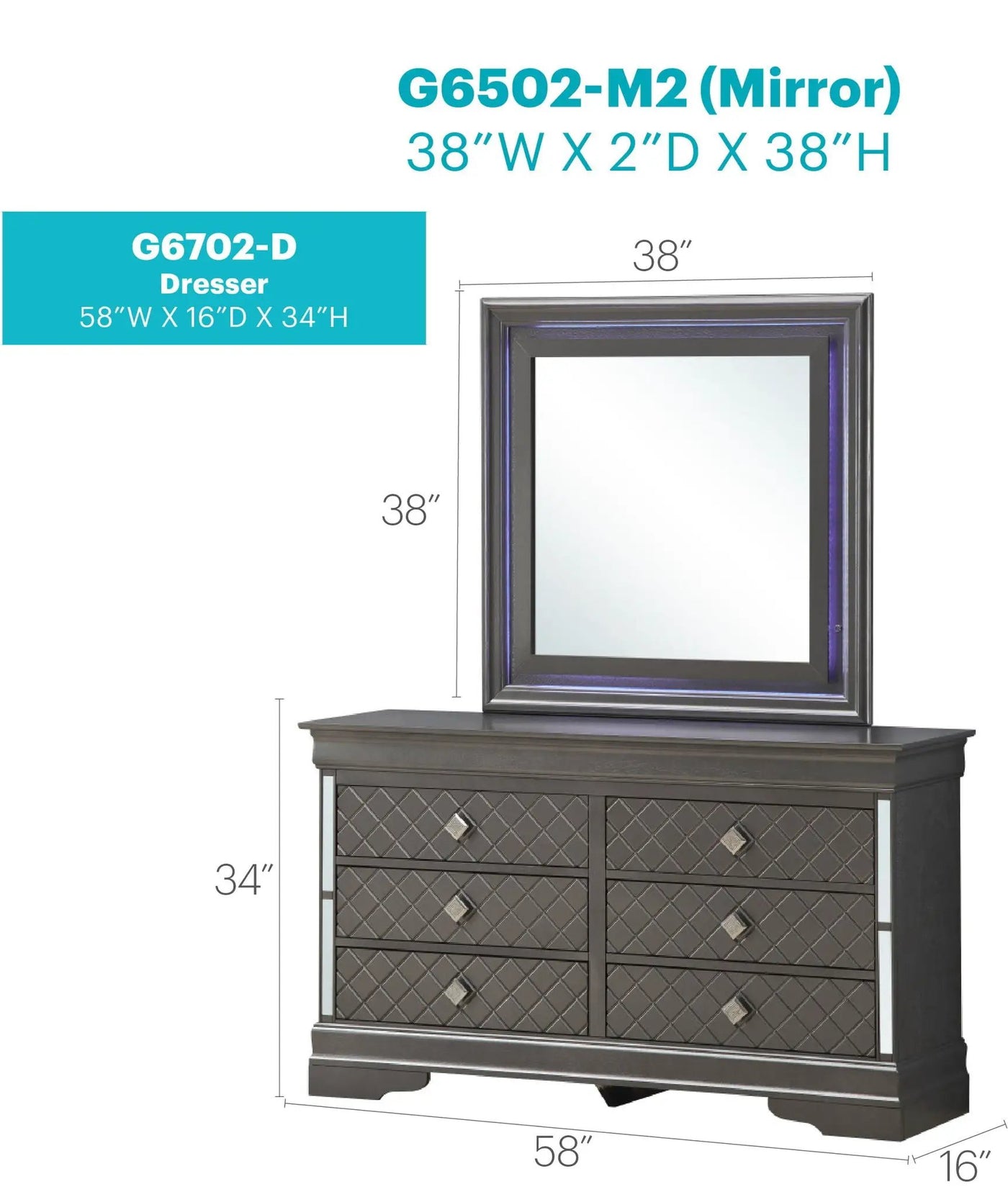 Verona - Dresser by Unique Piece Furniture