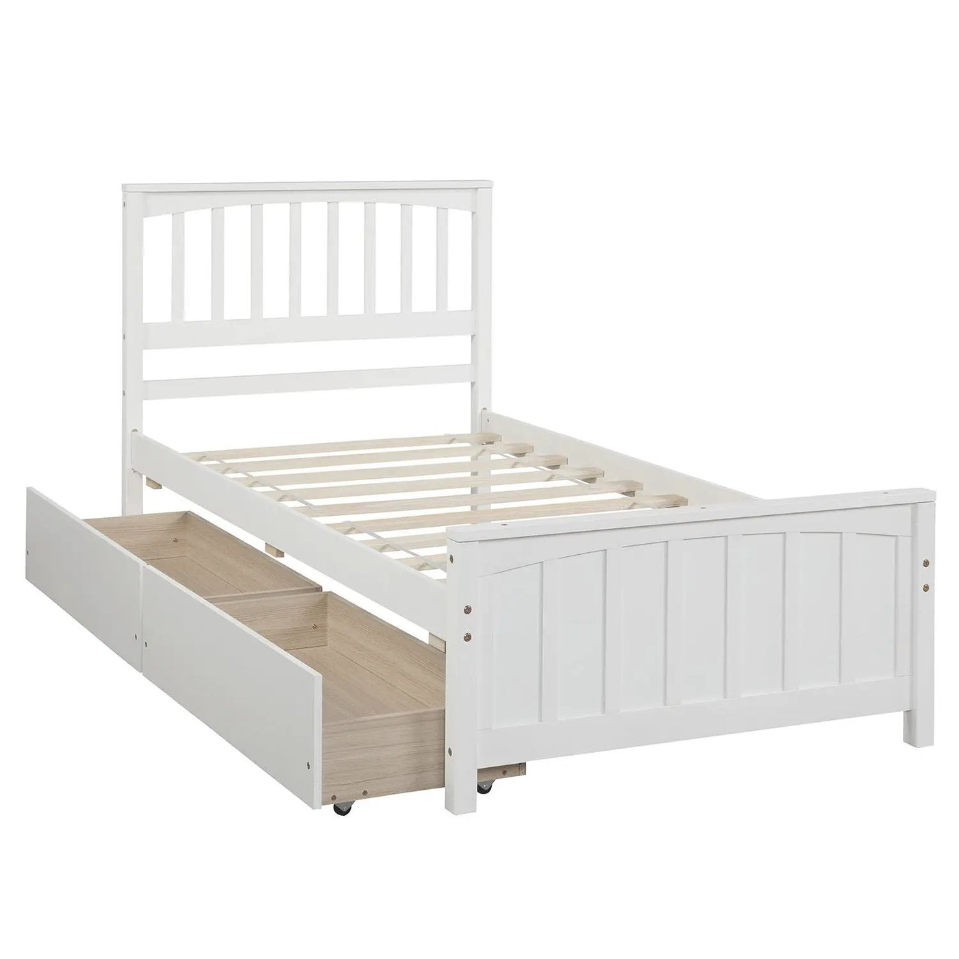 Platform Bed With Two Drawers by Unique Piece Furniture