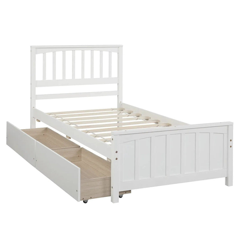 Platform Bed With Two Drawers by HouseOfZazla