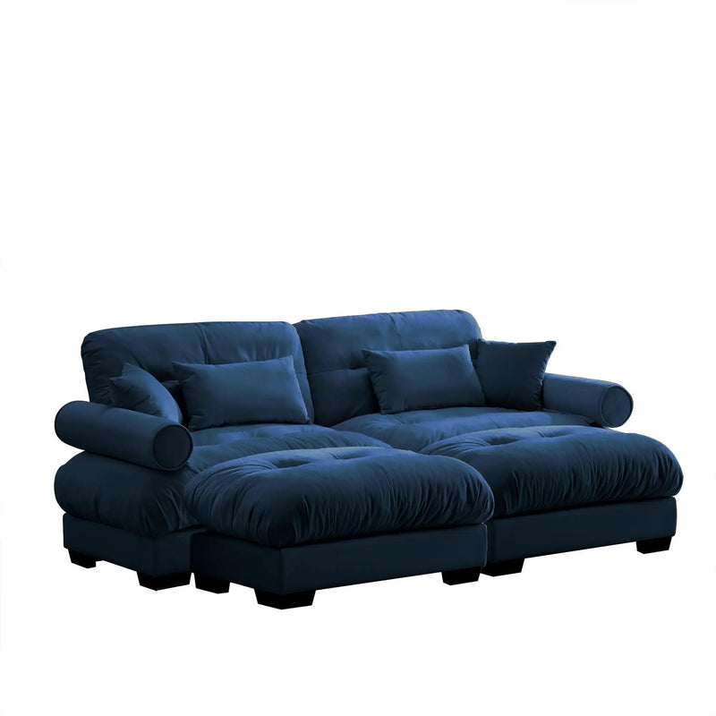 Super Comfort Oversized Modular Sectional Sofa With Movable Ottoman by Unique Piece Furniture