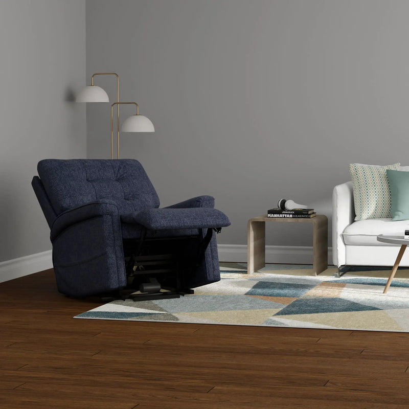Velour - Power Lift Chair - Blue by Unique Piece Furniture