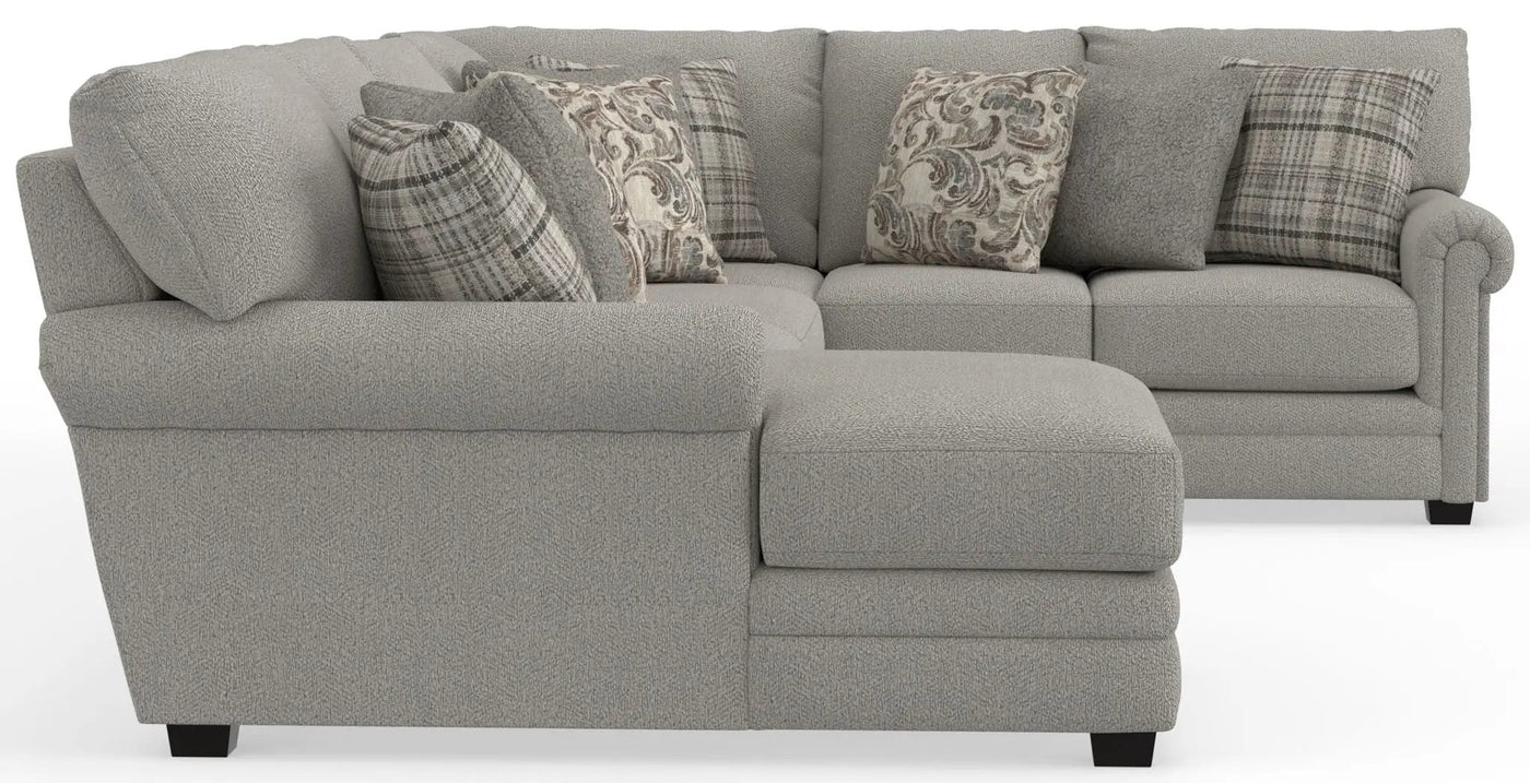 Livingston - Sectional With Comfort Coil Seating And Accent Pillows Included by Unique Piece Furniture