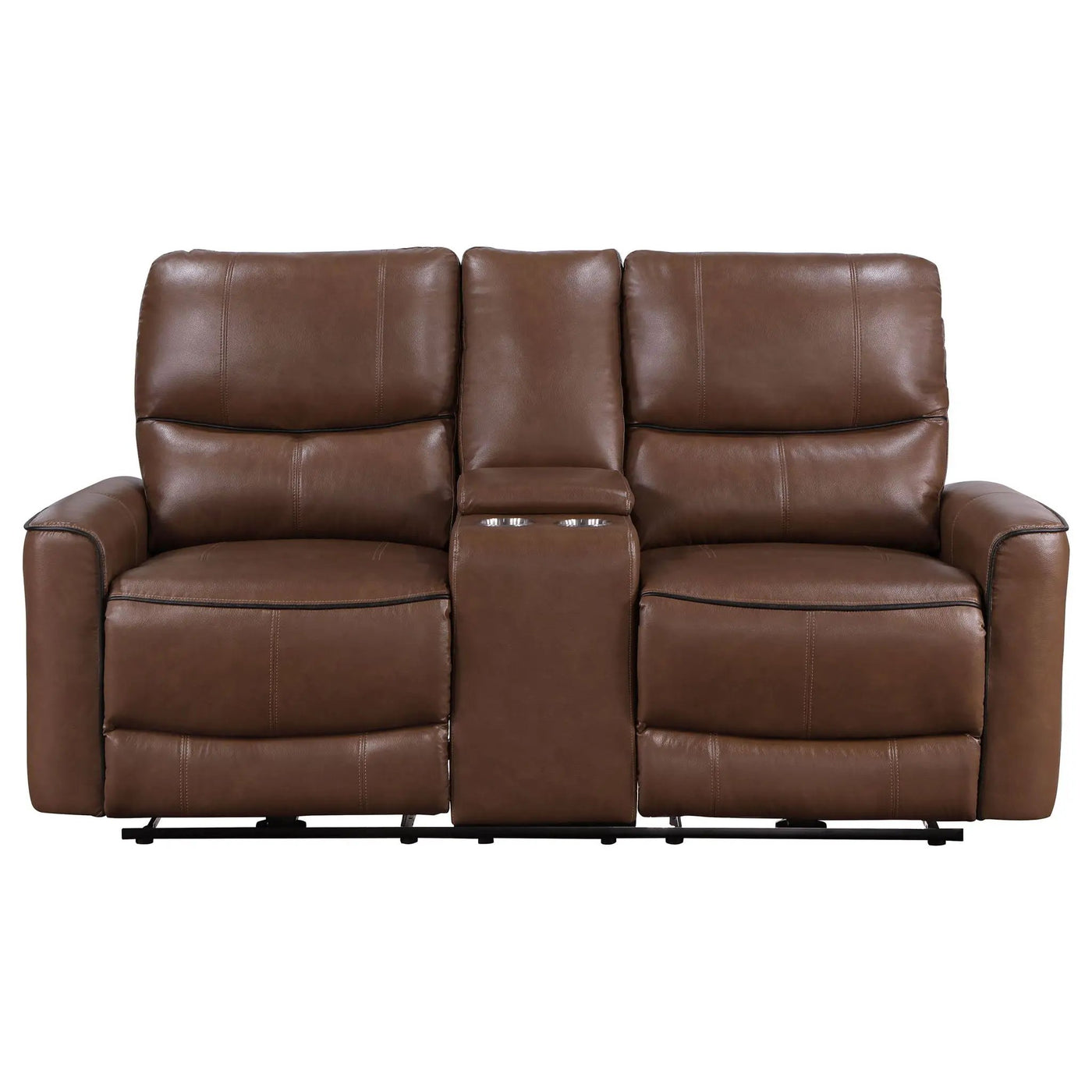 Denson - Power Reclining Loveseat With Console And USB Port by HouseOfZazla