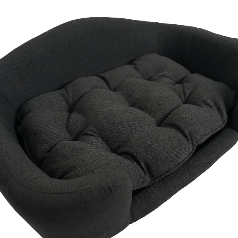 Elevated Dog Bed Frame for Small Dogs with Rubber Wood Legs by HouseOfZazla