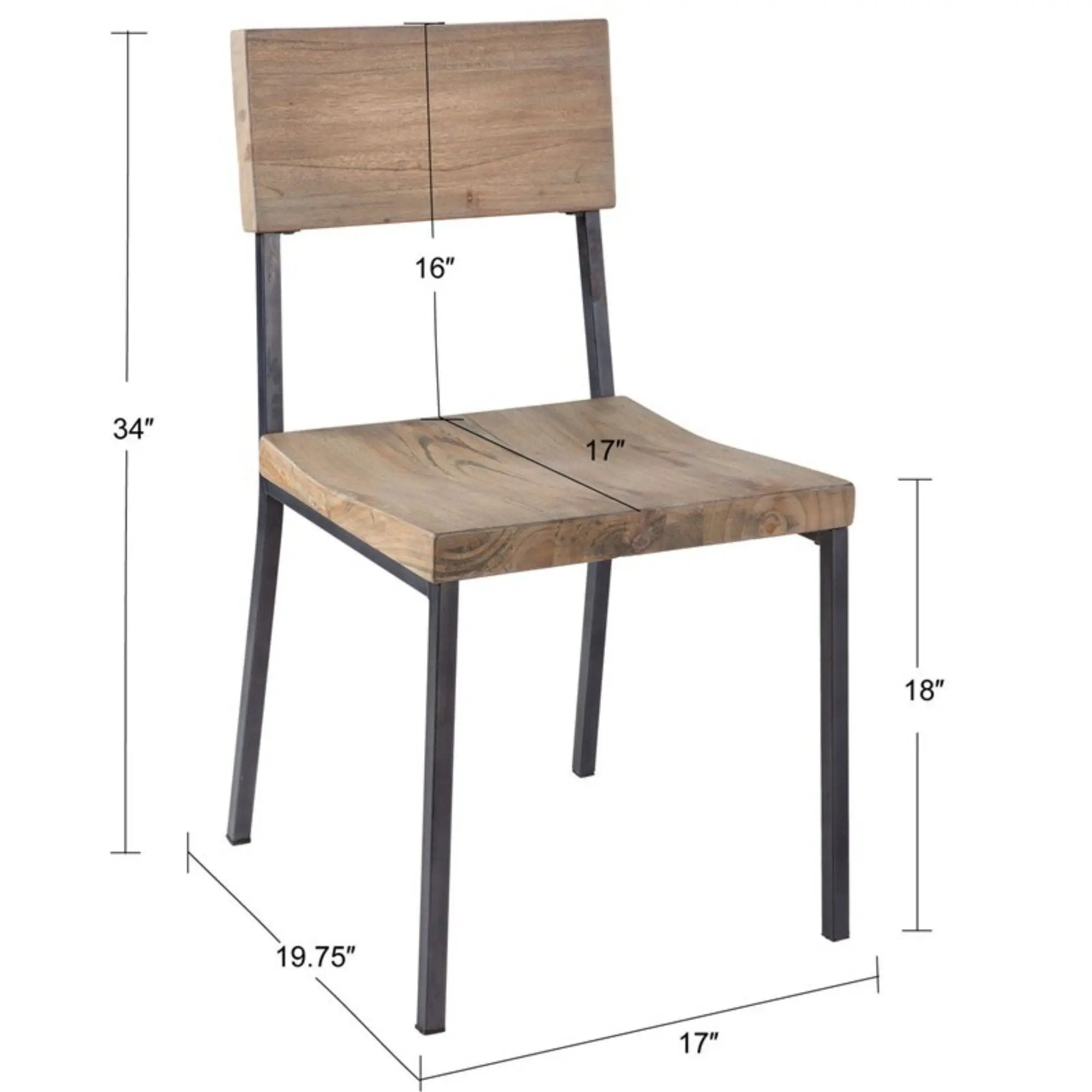 Tacoma - Dining Chair (Set of 2) - Gray by Unique Piece Furniture
