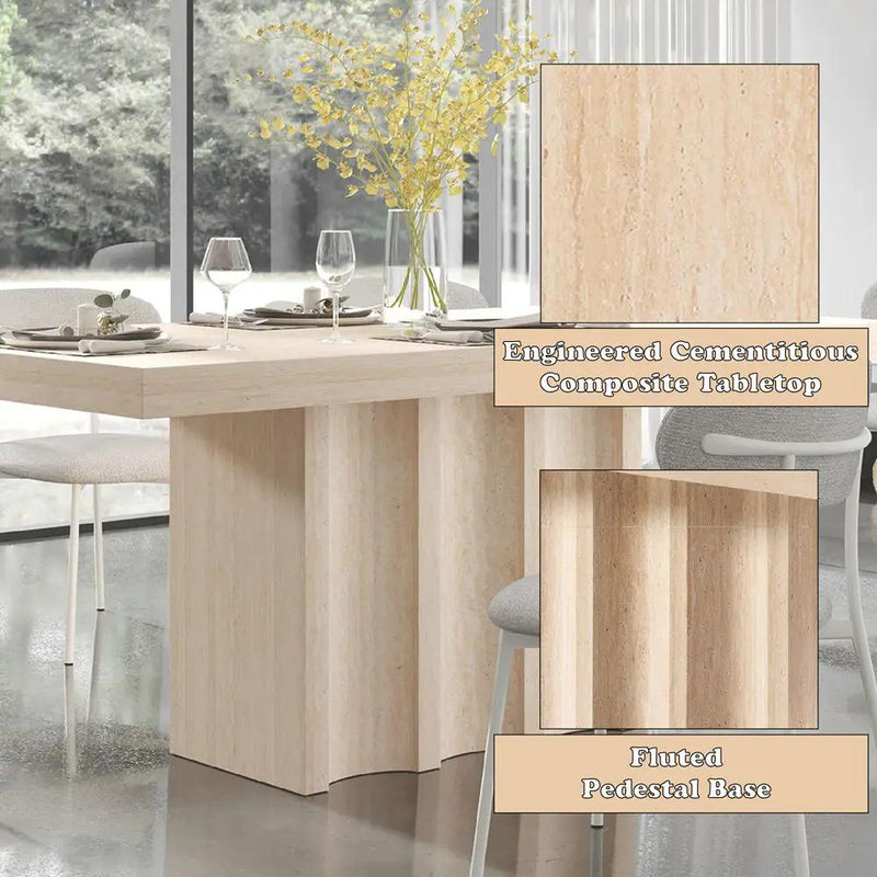 Inca - Dining Table - Beige by Unique Piece Furniture