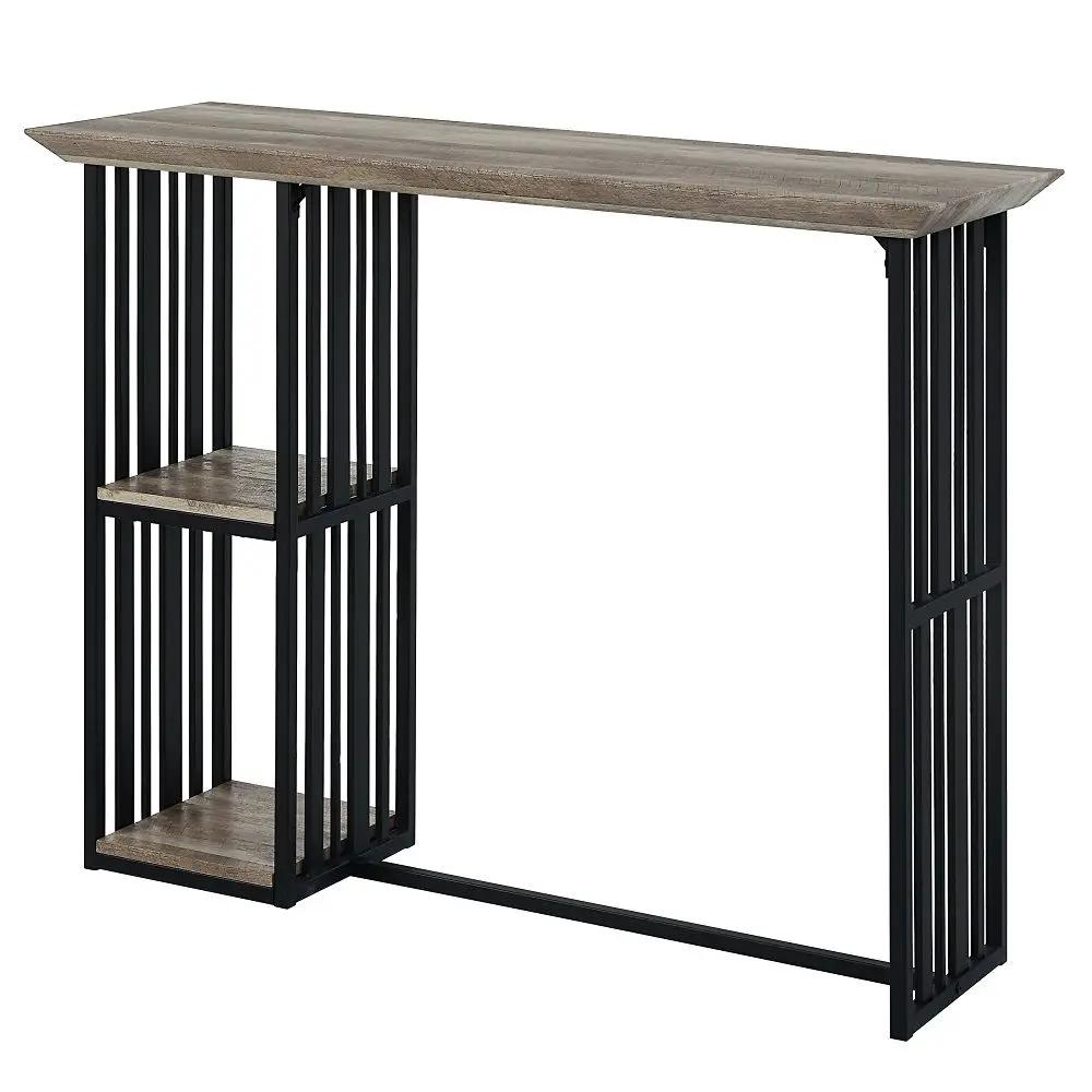 Zudora - Counter Height Table - Oak & Sandy Black by Unique Piece Furniture