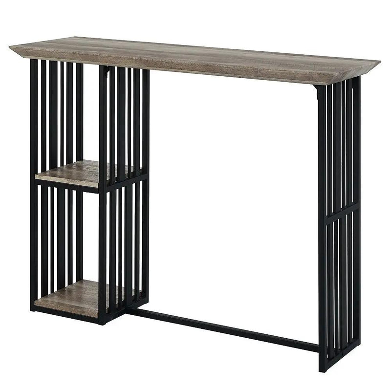 Zudora - Counter Height Table - Oak & Sandy Black by Unique Piece Furniture