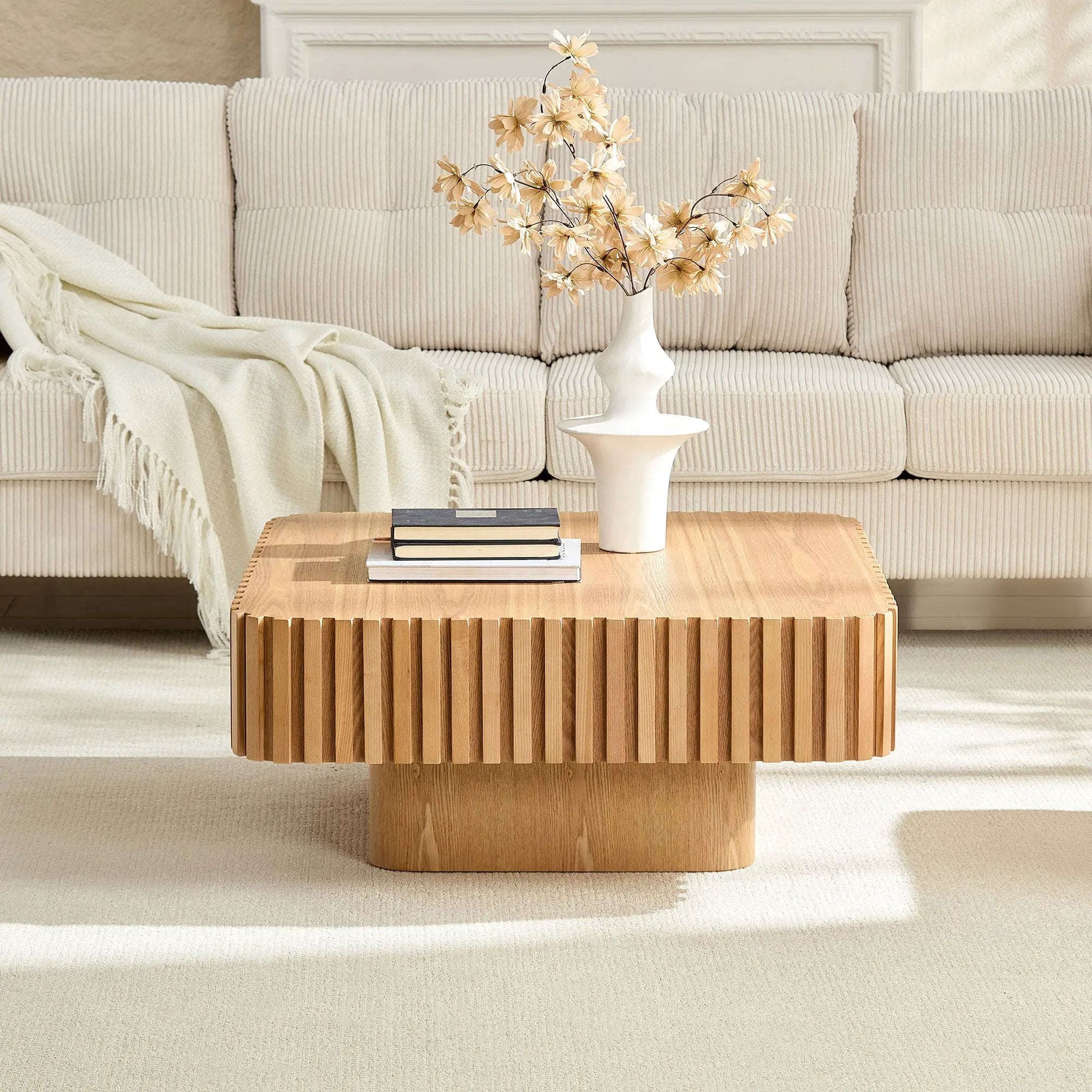 Modern Handcraft Drum Coffee Table by HouseOfZazla