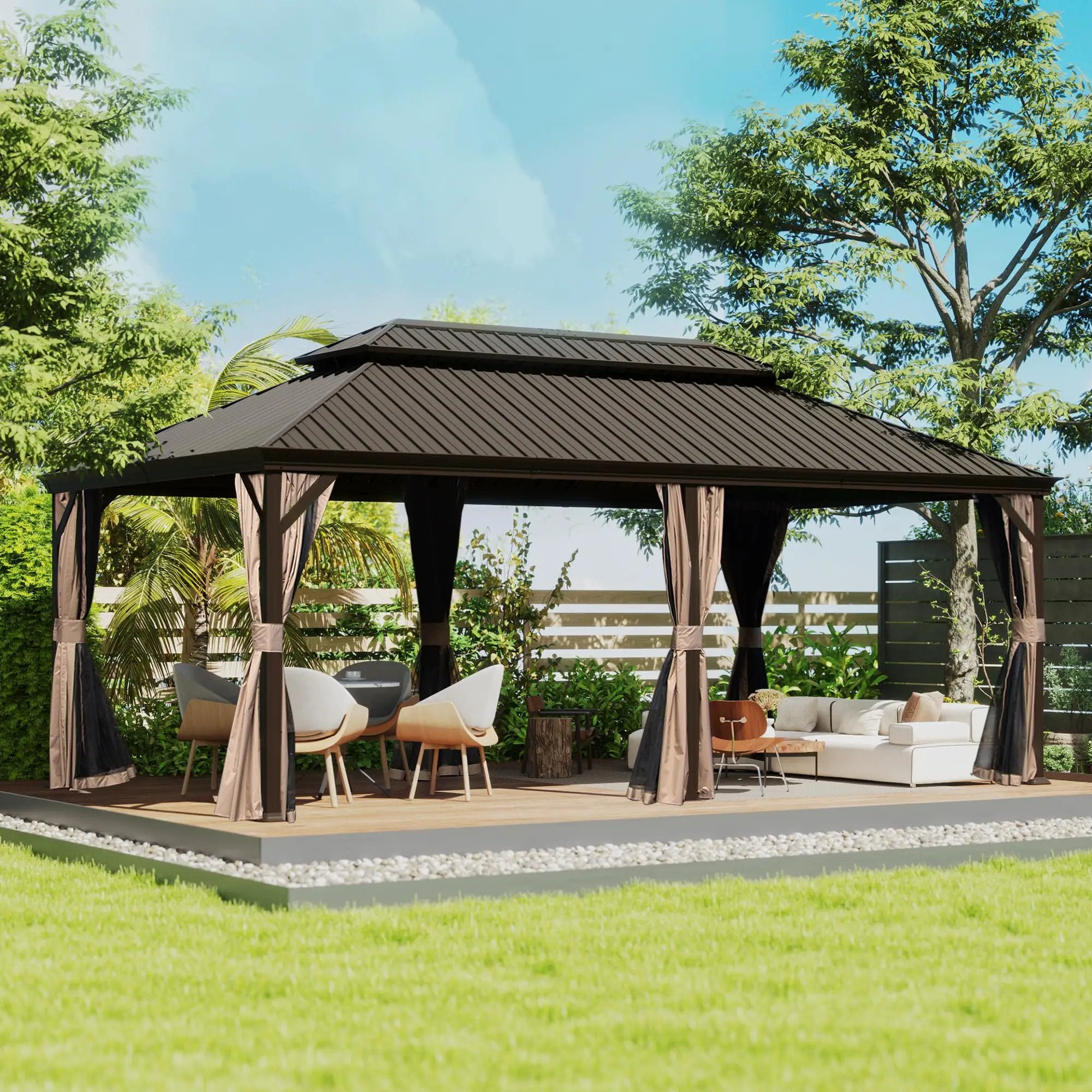 12' X 18' Hardtop Gazebo by HouseOfZazla