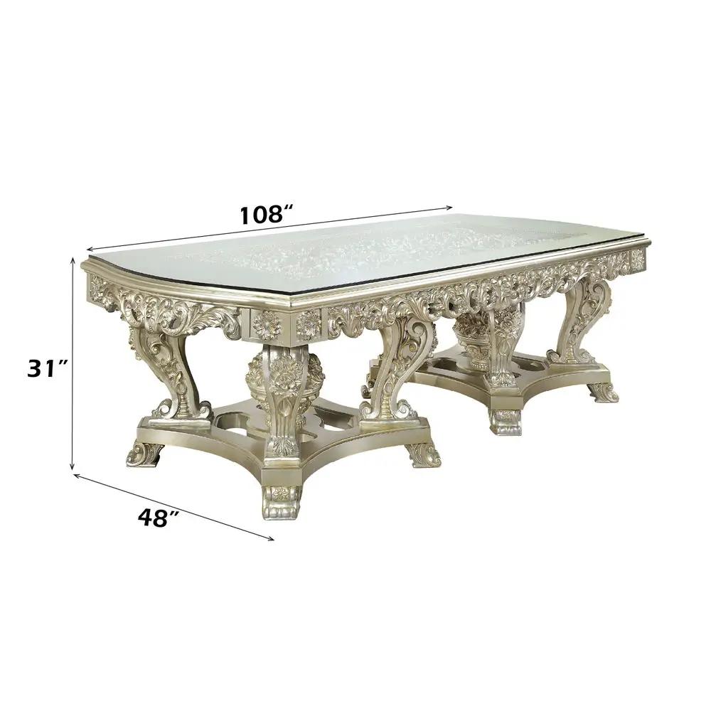 Sorina - Dining Table - Antique Gold by Unique Piece Furniture