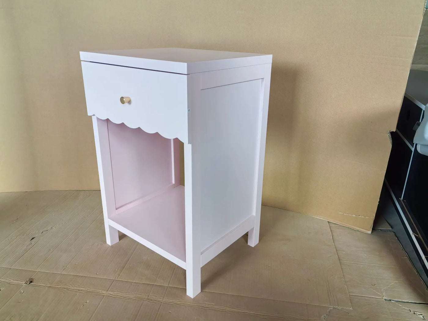 Modern Nightstand with Drawer and Open Shelf by HouseOfZazla