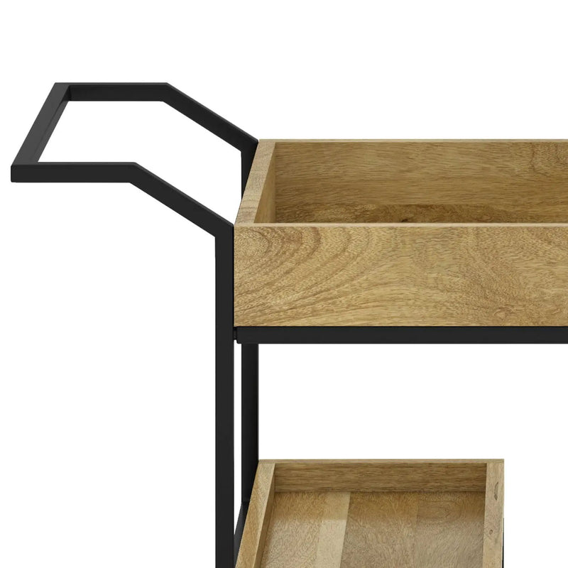 Barnes - Bar Cart - Natural by Unique Piece Furniture