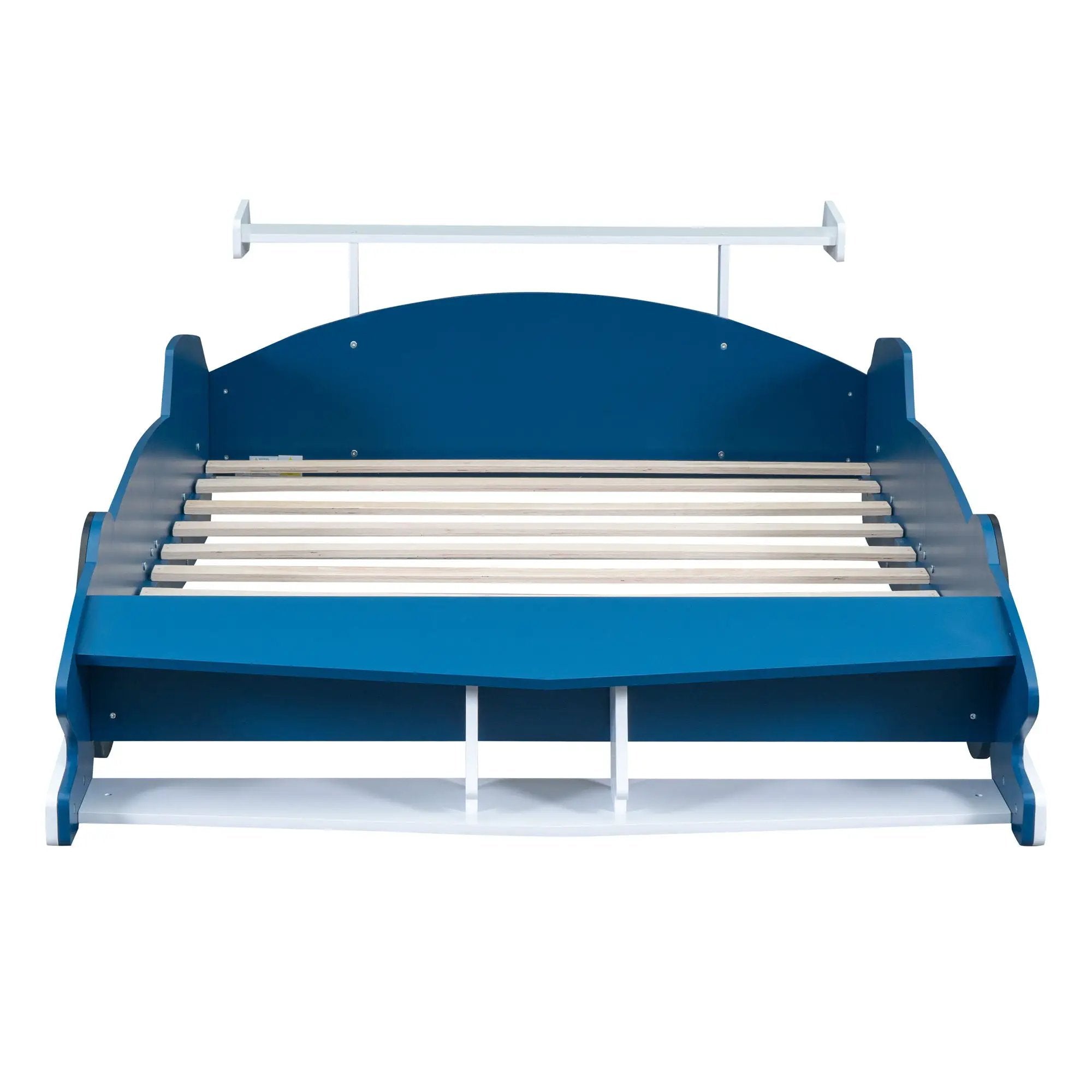 Race Car-Shaped Platform Bed With Wheels by HouseOfZazla