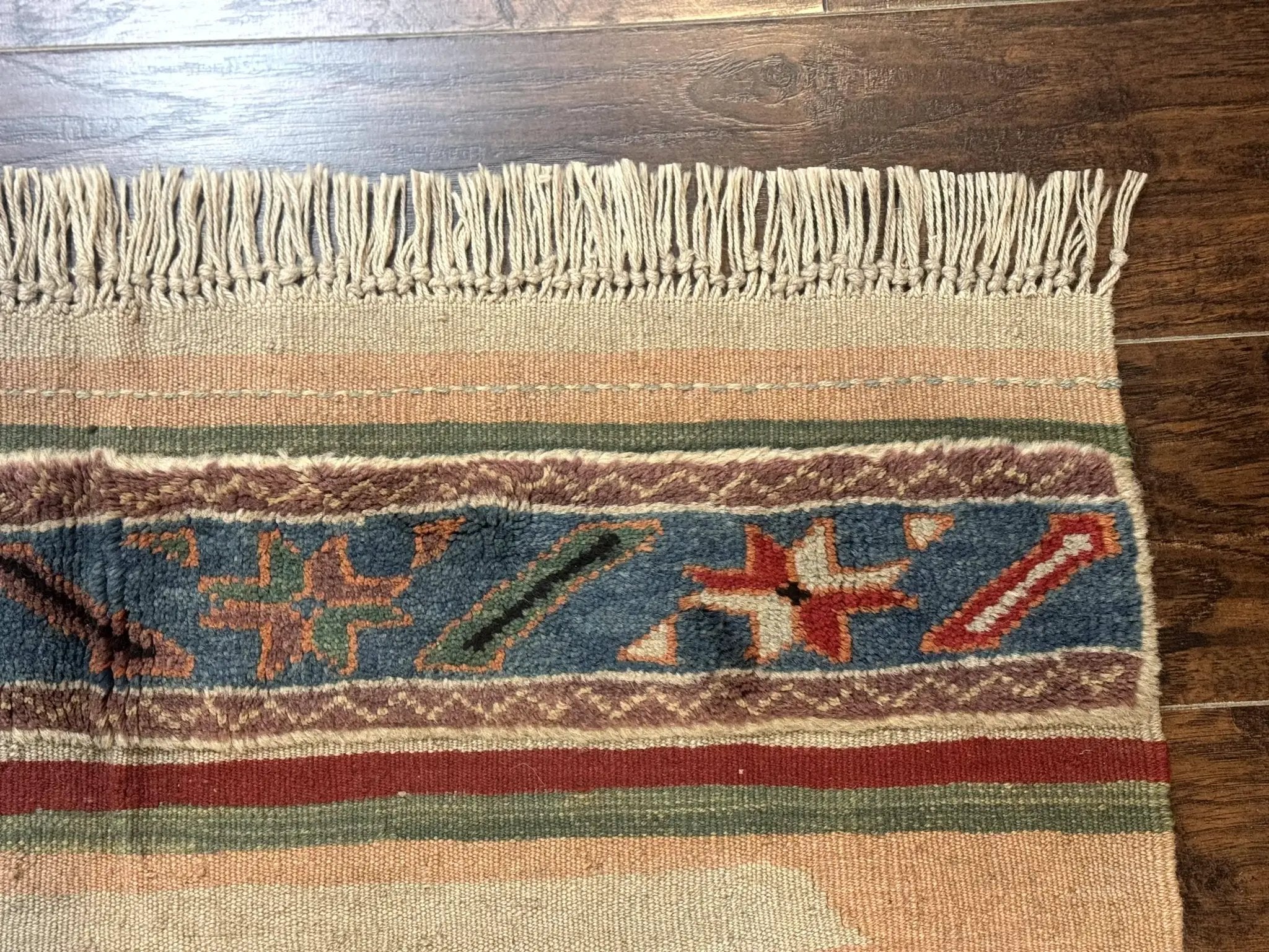 Turkish Kilim Rug 2.5 x 4.7, Flatweave Bohemian Blanket Rug, Wall Hanging Tapestry Rug by Jewel Rugs