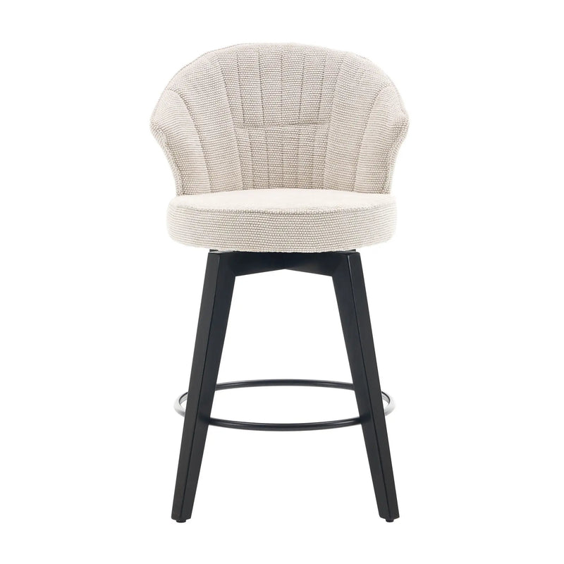 Wing Back Swivel Bar Stools (Set of 2) by HouseOfZazla