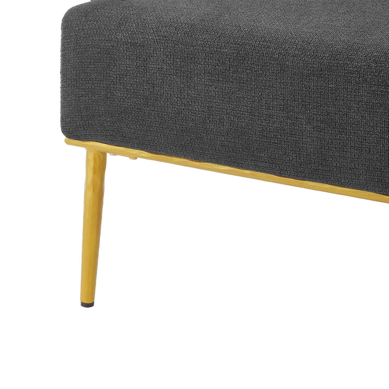 Modern Elegance Accent Chair With Curved Backrest by HouseOfZazla