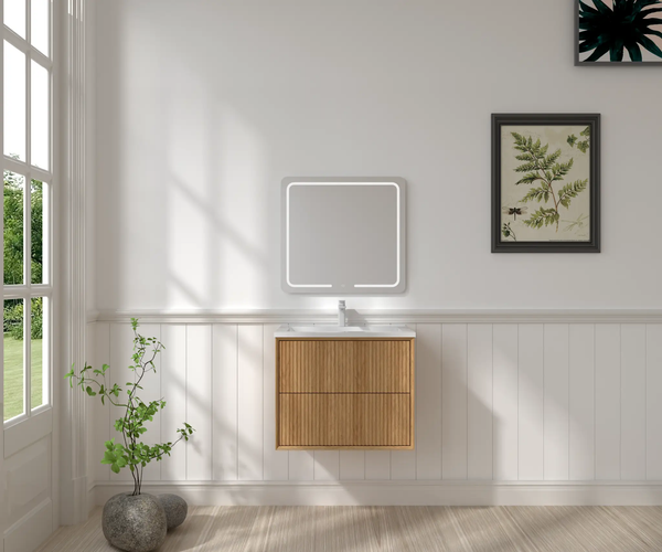 24" Floating Bathroom Vanity Set