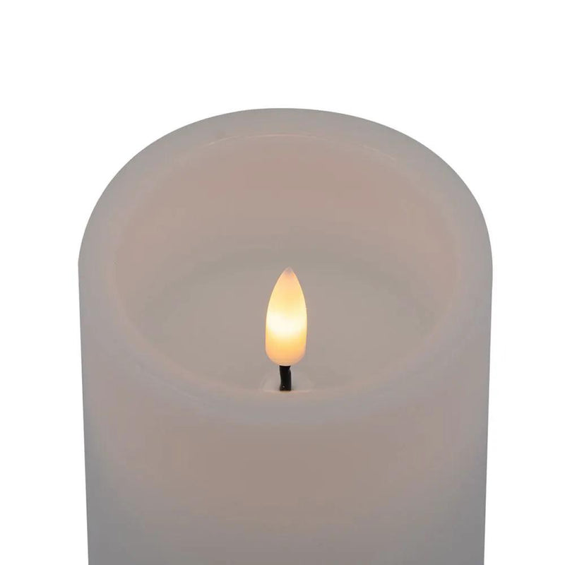 LED Candles With Remote Timer (Set of 3) - White by HouseOfZazla