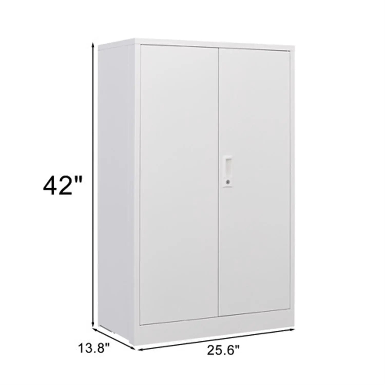 Metal Storage Cabinet With Locking Doors And Adjustable Shelf, Folding Filing Storage Cabinet, Folding Storage Locker Cabinet For Home Office, School, Garage by HouseOfZazla