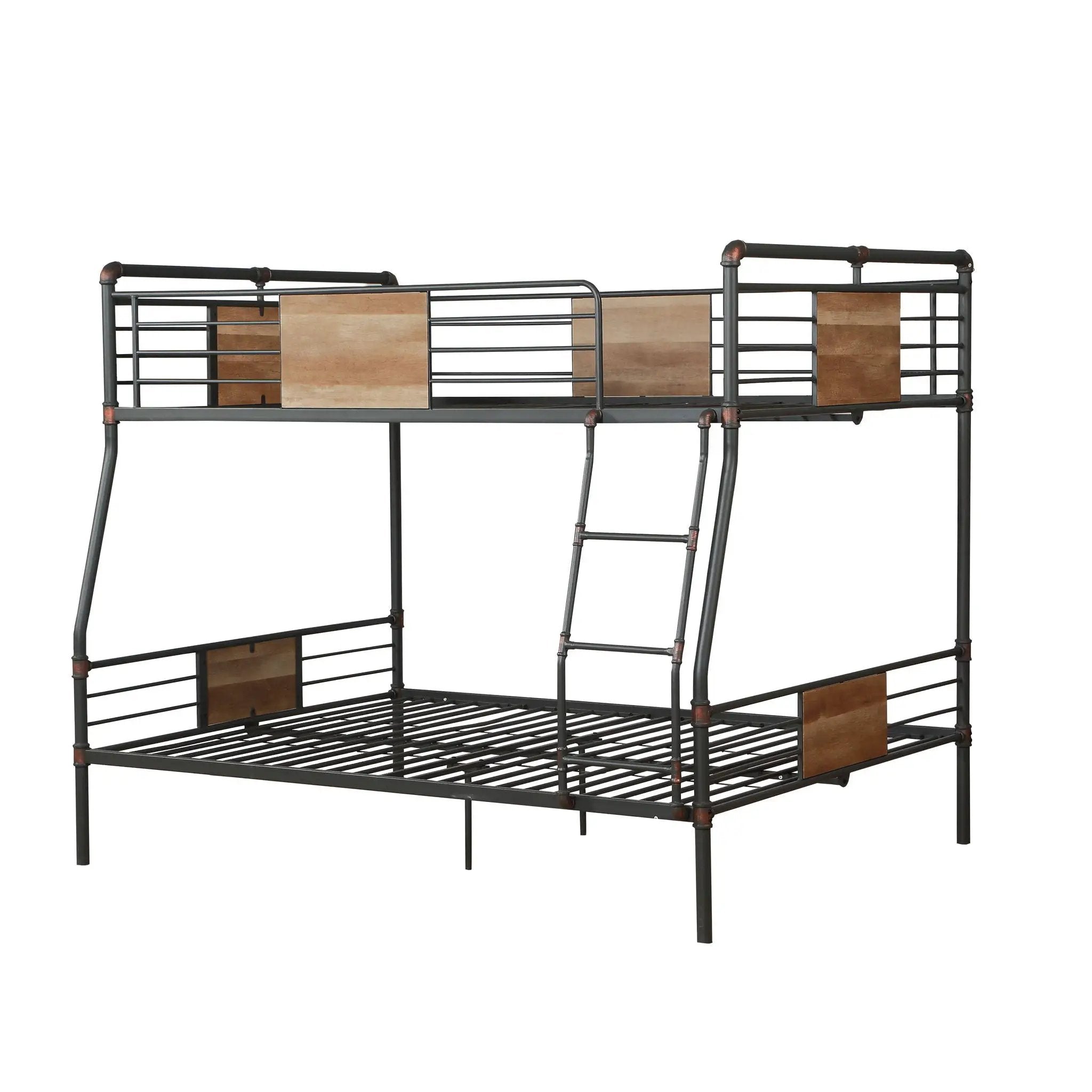 Brantley - Full Long / Queen Bunk Bed - Black by HouseOfZazla