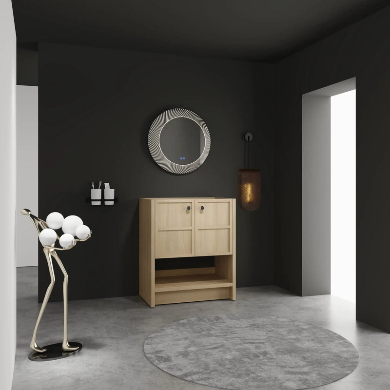 Modern Freestanding Bathroom Vanity With 2 Soft Closing Doors by HouseOfZazla
