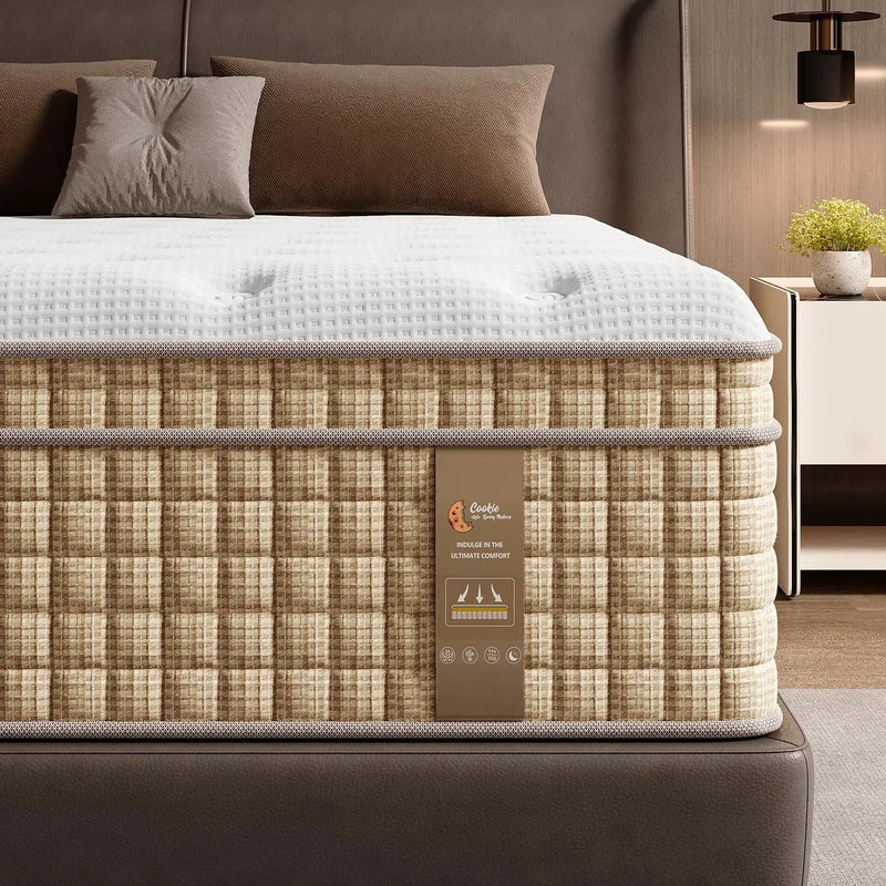 12" Hybrid Mattress With Innersprings & Gel Memory Foam by HouseOfZazla