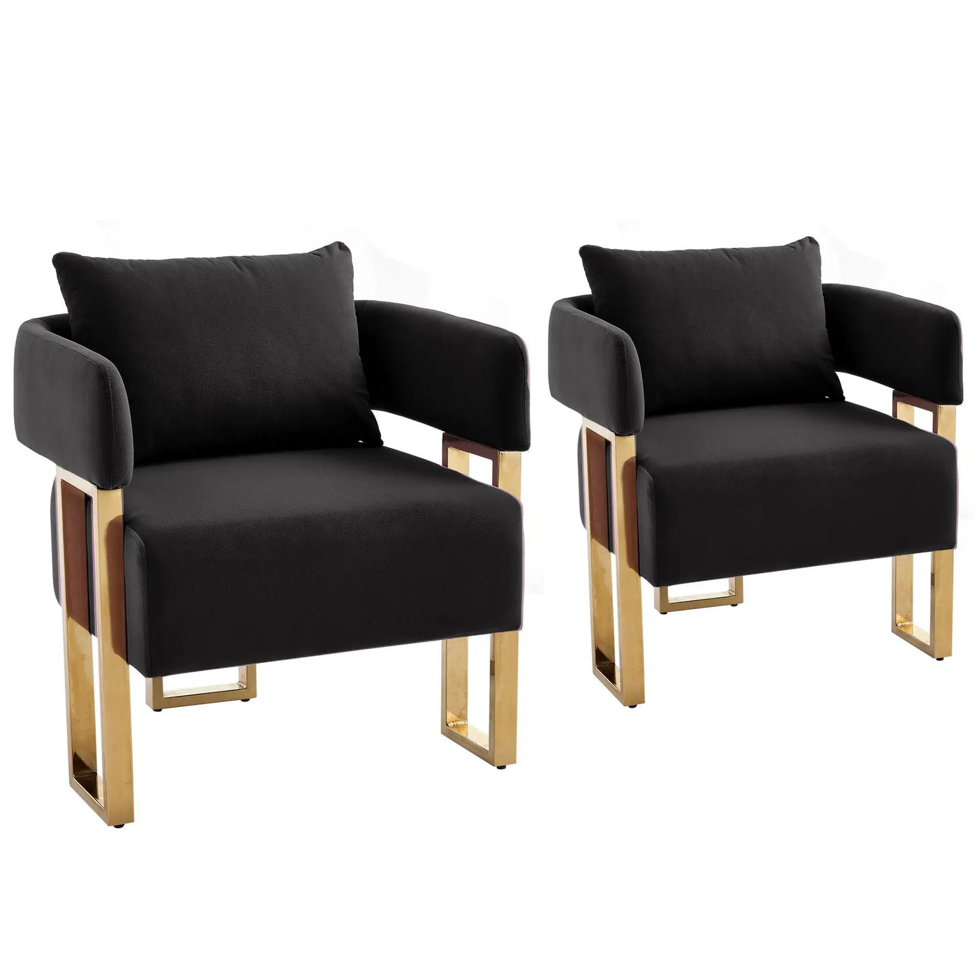 Modern Classic Design Decorative Chair Teddy Fleece Upholstered And Metal Foot by Unique Piece Furniture