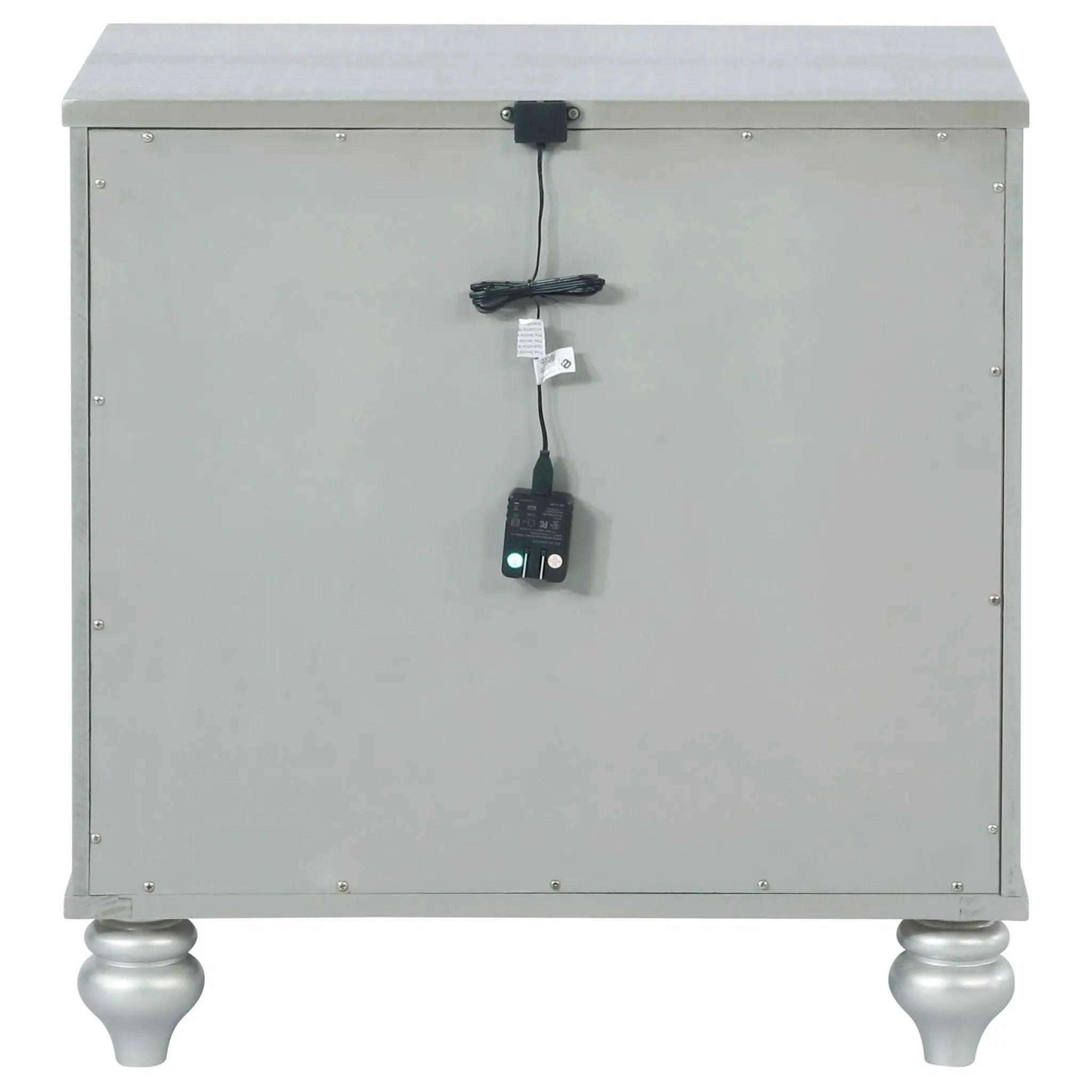 Menlo - 2 Drawer Nightstand - Gray
