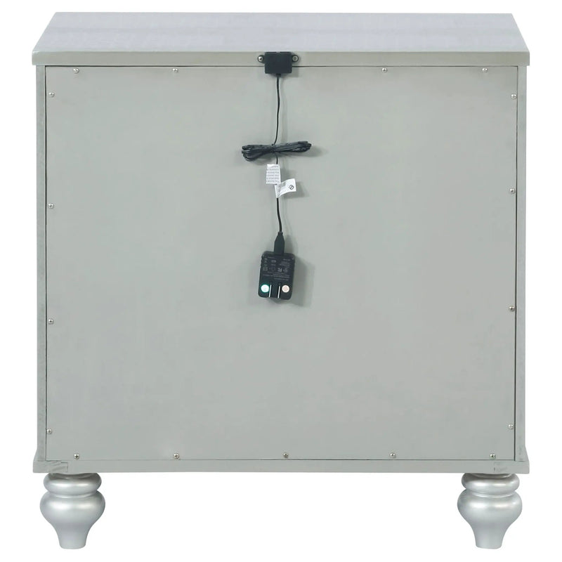 Menlo - 2 Drawer Nightstand - Gray