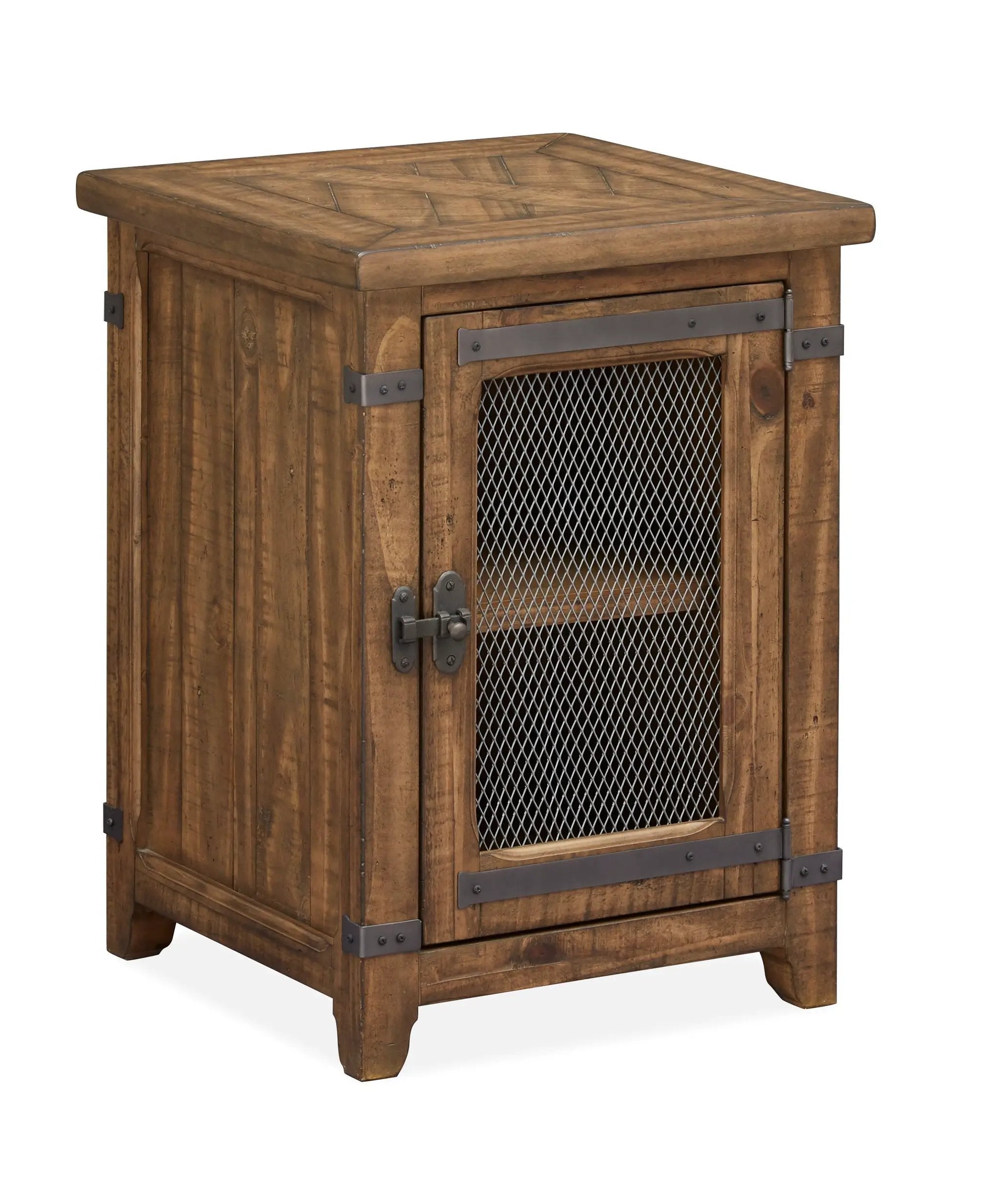 Chesterfield - Chairside End Table - Farmhouse Timber by Unique Piece Furniture
