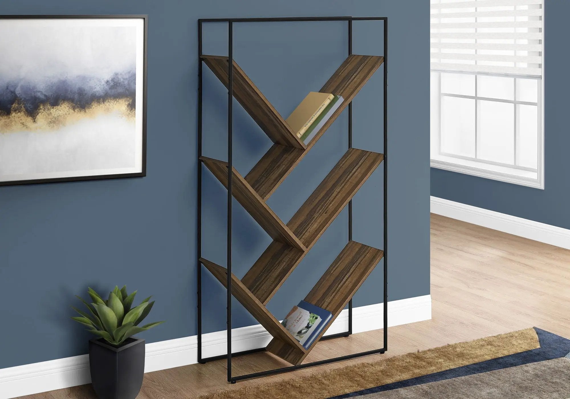 Bookshelf, Bookcase, Etagere, 3 Tier, Office, Contemporary & Modern by Unique Piece Furniture