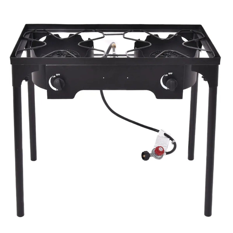 150000 BTU Double Burner Outdoor Stove BBQ Grill by DirectDeals