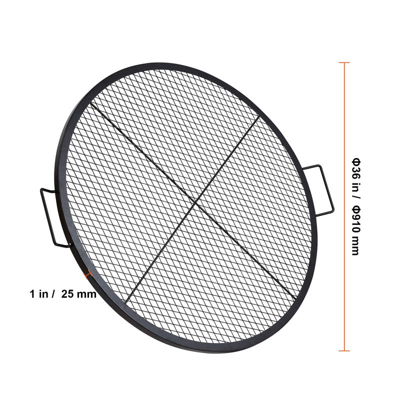 X-Marks Fire Pit Grill Grate, 36 Inch by HouseOfZazla