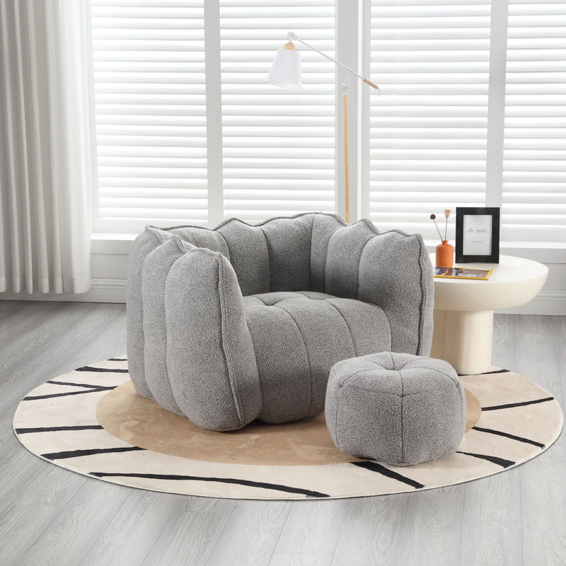 Soft Bean Bag Chair With High Resilient Foam by HouseOfZazla