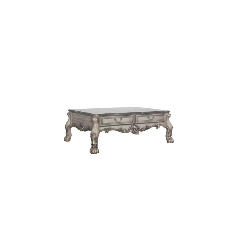 Dresden - 20" Coffee Table - Vintage Bone White by Unique Piece Furniture