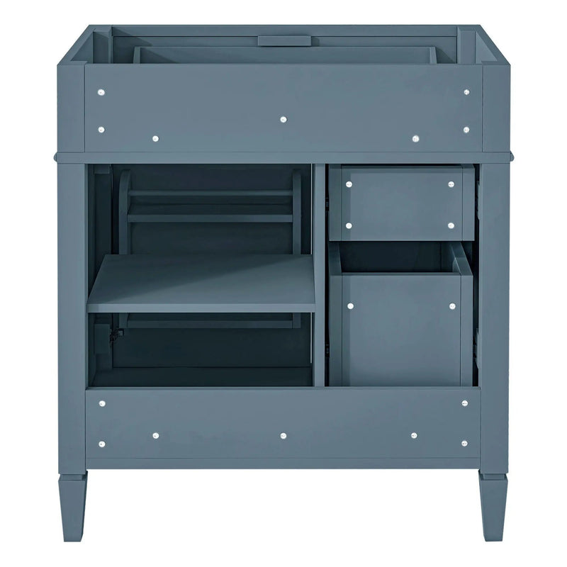 Bathroom Vanity With 2 Drawers And Tip-Out Drawer, Storage Cabinet by HouseOfZazla