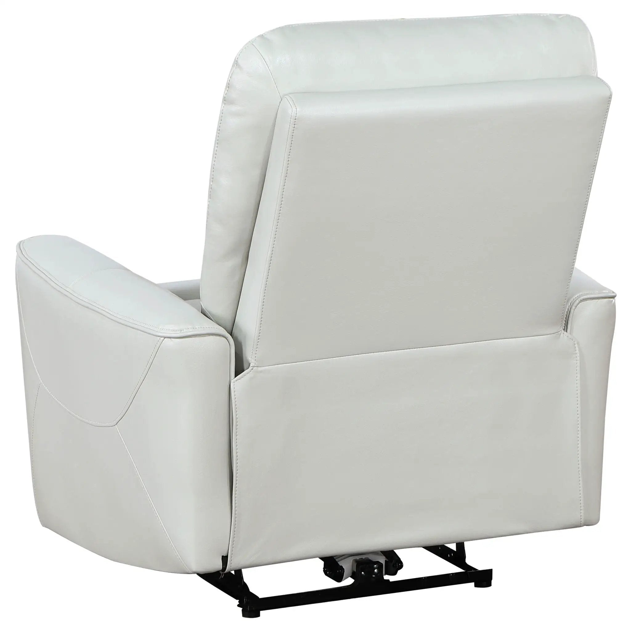 Dove Upholstered Power Recliner Chair With Smooth Power Recline And USB Charging - Gray by Unique Piece Furniture