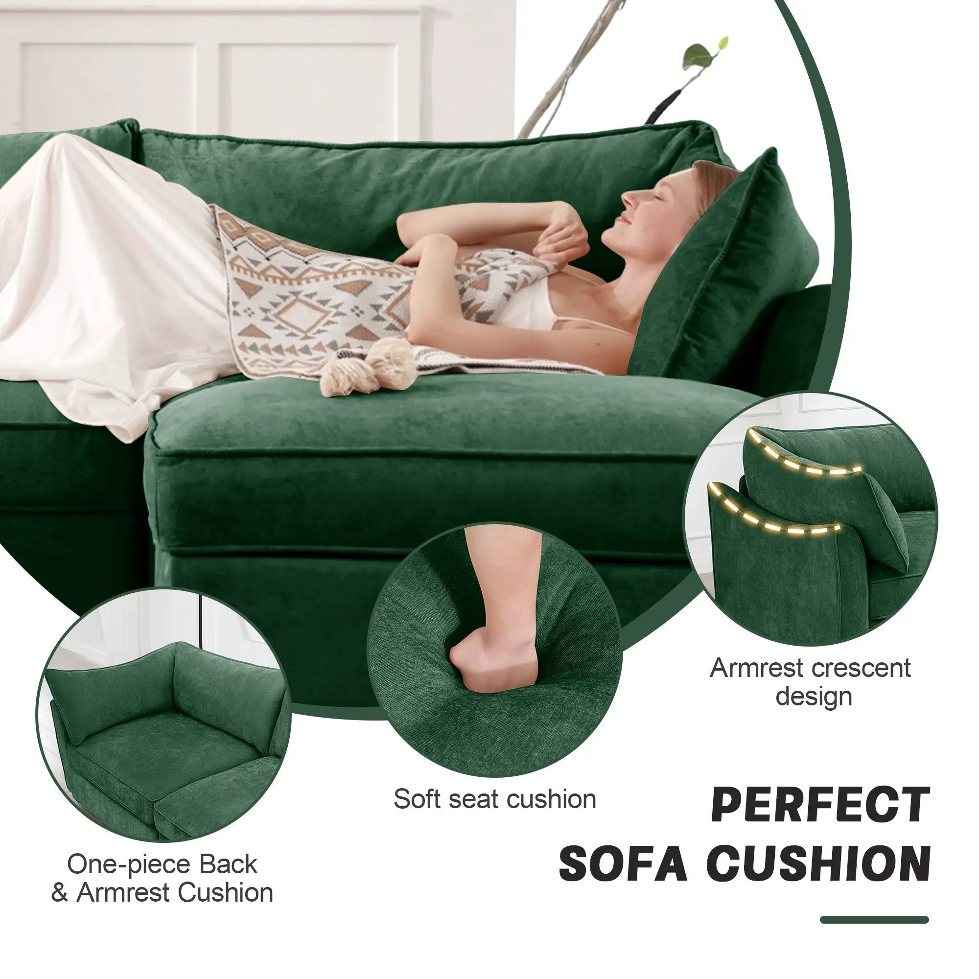 3 Seater Sofa With Storage Pull Out Drawers by HouseOfZazla