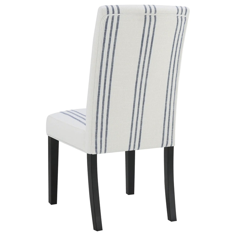 Herran Upholstered Dining Side Chair Beige (Set of 2) by Unique Piece Furniture