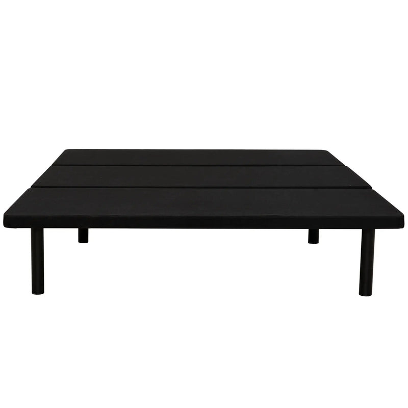 Queen Size Platform Bed Frame, Bedroom Furniture Metal Bed Foundation Base - Black by HouseOfZazla