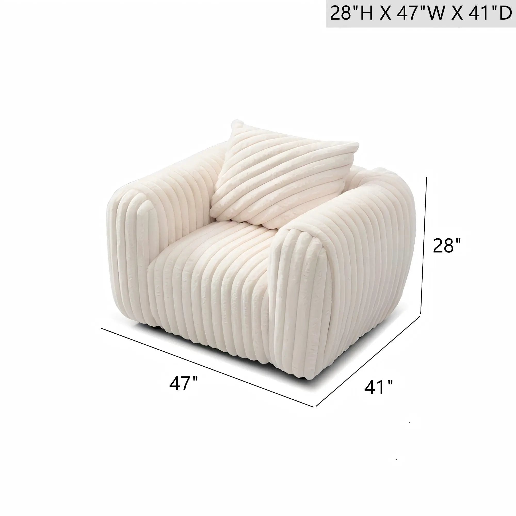 Cancun - Chair - White by Unique Piece Furniture