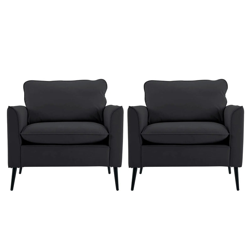 Nordic Retro Light Luxury Upholstered Sofa Chair