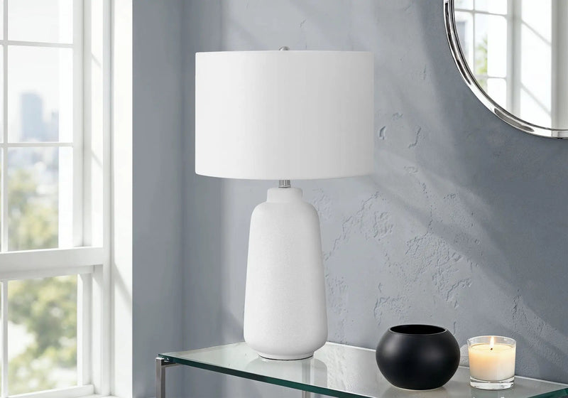 Lighting, Table Lamp, Ceramic, Modern - Cream by Unique Piece Furniture