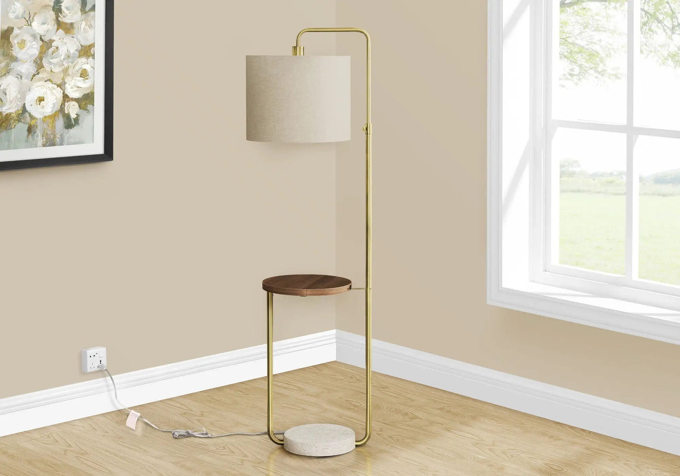Floor Lamp USB Port Included Lighting by HouseOfZazla