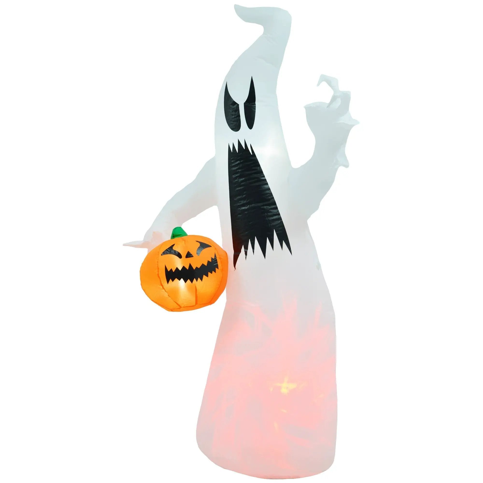 5.9' Towering LED-Lit Inflatable Ghost by HouseOfZazla